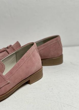 Genuine suede loafers with tassel4 photo