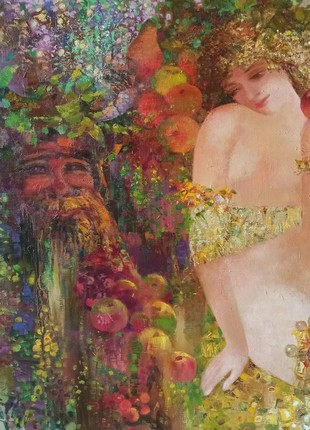 Abstract oil painting Yarilo Anatoly Borisovich Tarabanov nTar119