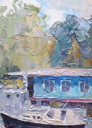 Oil painting Quay Serdyuk Boris Petrovich nSerb1843 photo