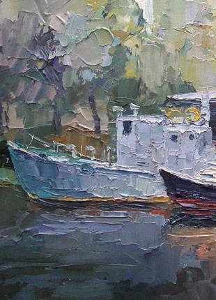 Oil painting Quay Serdyuk Boris Petrovich nSerb1842 photo