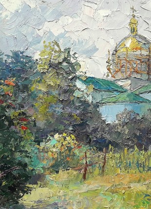 Oil painting Temple updates Serdyuk Boris Petrovich nSerb2012 photo