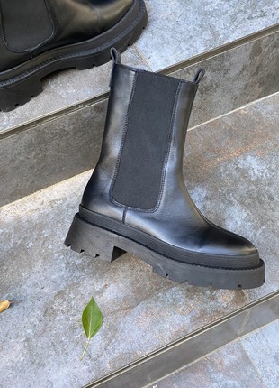 High chelsea boots made of genuine leather6 photo