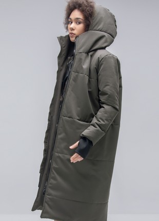 long down jacket Winter guard khaki3 photo