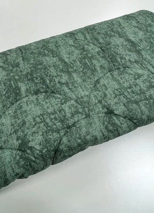 Warm hemp blanket «Malachite» «Winter» UKONO 400 g/m2 200x215