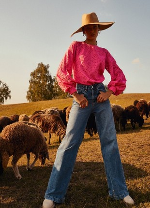BRIGHT STITCHED BLOUSE GEPUR2 photo