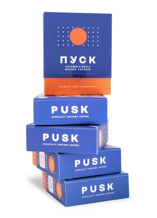 Instant Specialty Coffee PUSK Colombia Las Pavas 5 boxes (5*18g)