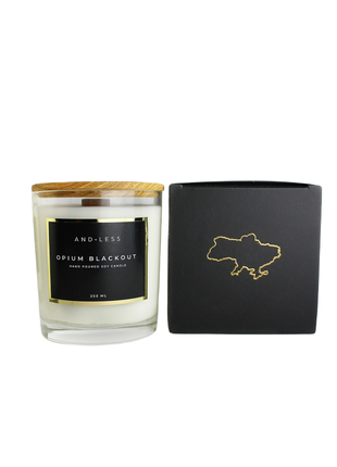 Andless Scented Soy Candle Opium Blackout