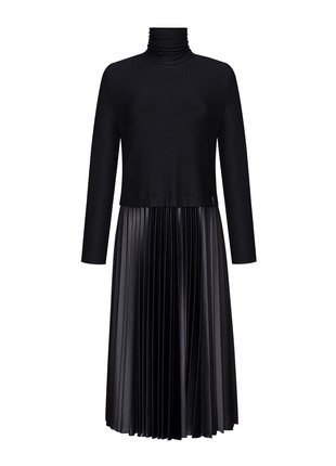 Black dress  with a silk skirt3 photo