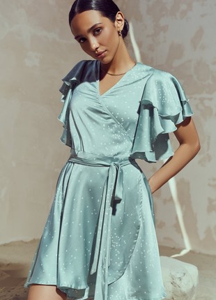 MINT WRAP DRESS GEPUR1 photo