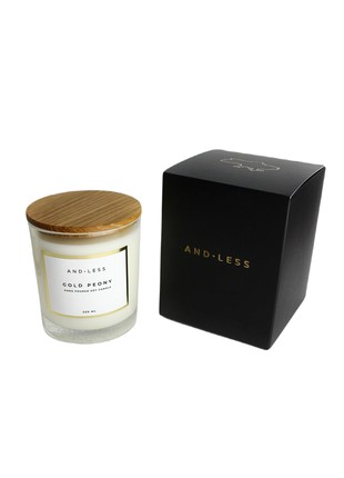 Andless Scented Soy Candle Gold Peony3 photo
