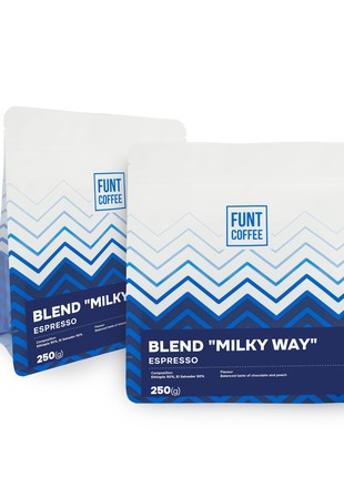 Roasted coffee beans TM Funt Coffee Milky Way (espresso blend) 2*250 g
