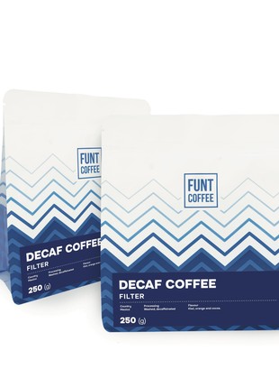 Roasted coffee beans TM Funt Coffee Mexico Decaf 2*250 g
