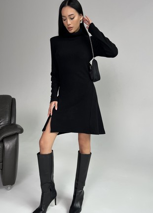 Short mini-dress black color2 photo