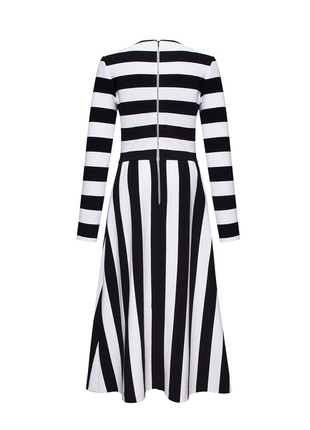 Black and white striped dress4 photo