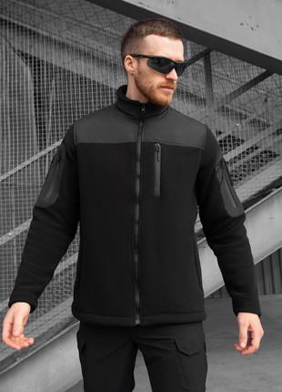 Fleece jacket BEZET black2 photo