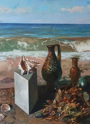 Oil painting Seaside Anatoly Borisovich Tarabanov nTar131