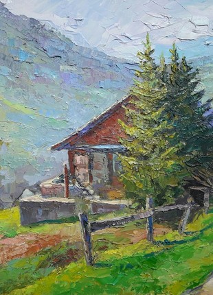 Oil painting High in the mountains Serdyuk Boris Petrovich bSerb226