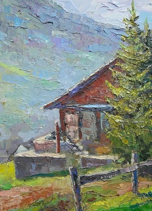 Oil painting High in the mountains Serdyuk Boris Petrovich bSerb2262 photo