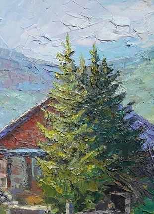 Oil painting High in the mountains Serdyuk Boris Petrovich bSerb2263 photo