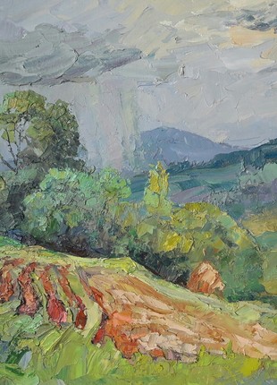 Oil painting It is rainy Serdyuk Boris Petrovich nSerb230