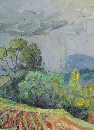 Oil painting It is rainy Serdyuk Boris Petrovich nSerb2304 photo