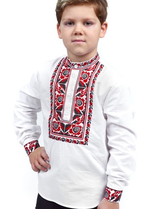 Embroidered shirt for boys 228-20/091 photo