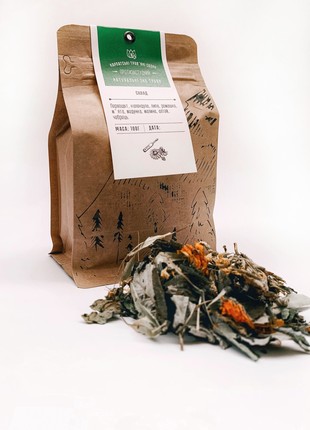Herbal collection against colds Herbal tea Medicinal herbal tea