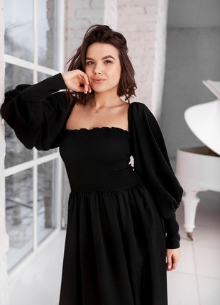 Fashionable black dress4 photo