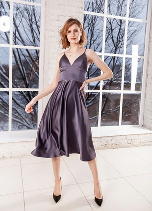 Evening dress with thin straps4 photo