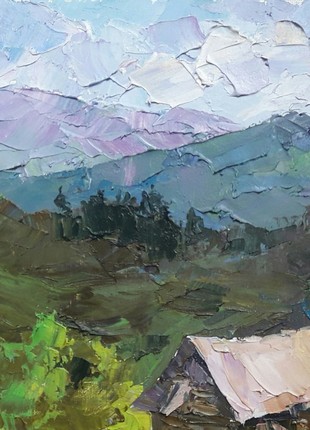 Oil painting On the slopes Serdyuk Boris Petrovich nSerb2392 photo