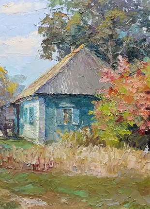 Oil painting Native home Serdyuk Boris Petrovich nSerb272