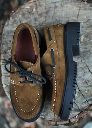Handcrafted Women`s Nubuck shoes - Trecksiders3 photo