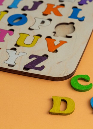 Wooden Alphabet Puzzle2 photo