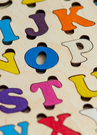 Wooden Alphabet Puzzle8 photo