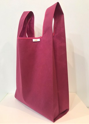 Reusable tote bag, handmade. Shopping bag, grocery bag.2 photo