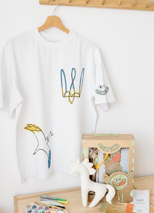 Unicorn, Coloring Unicorn Kit, soft toy for coloring, Make your own Unicorn, Stuffed Unicorn, Make it yourself unicorn kit4 photo