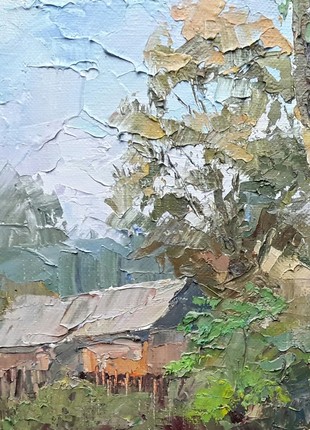 Oil painting In the poplar Serdyuk Boris Petrovich nSerb2765 photo