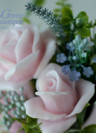Interior bouquet of soap, roses Peace3 photo