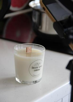 Soy candle secret3 photo