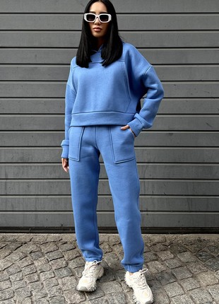 Warm fleece suit3 photo