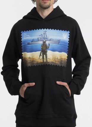 hoodie russian warship black
