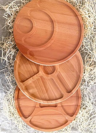 Serving boards plates, gift set of 3 pieces D-32.5 SMp