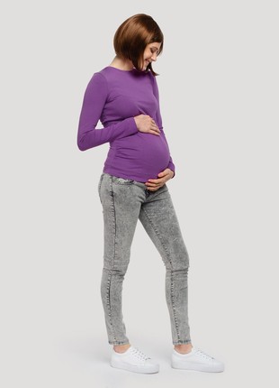 Violet maternity-friendly longsleeve3 photo