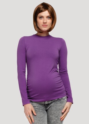 Violet maternity-friendly longsleeve1 photo