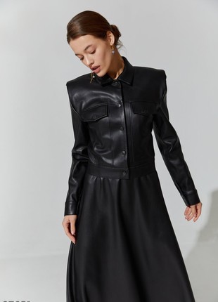 SHIRTED LEATHER JACKET GEPUR4 photo