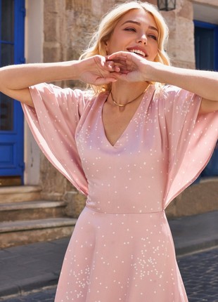 FLARED PINK DRESS GEPUR3 photo