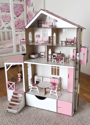Dollhouse for LOL and BARBIE, Toy Dollhouse, 3D Puzzle3 photo
