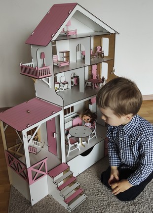 Dollhouse for LOL and BARBIE, Toy Dollhouse, 3D Puzzle5 photo