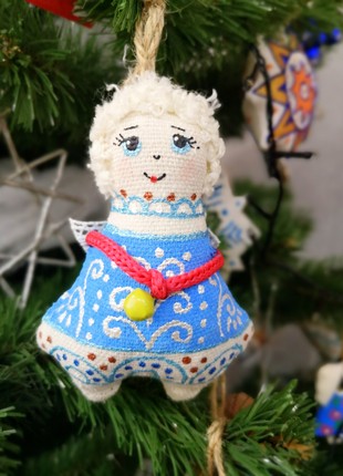 Handmade toy little angel «December»