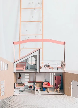 LOL Dollhouse with furniture, Dollhouse for LOL, 3D Puzzle, Gift for girl3 photo